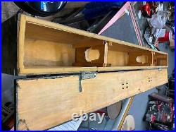 Vintage SKS Sniper Rifle Box Wood Gun Case WW2 Korean War Era Military 1950's