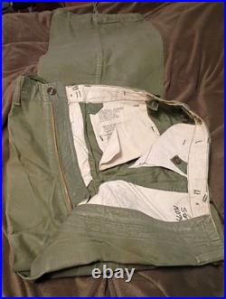 Vintage Stock M-1951 US Army Field Trousers Shell Pants Korean War M/L