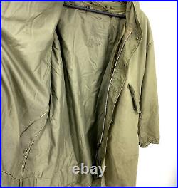 Vintage U. S. Army M-1951 Fishtail Parka Shell Wool Liner Militaria Korean War Md