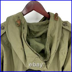 Vintage U. S. Army M-1951 Fishtail Parka Shell Wool Liner Militaria Korean War Md