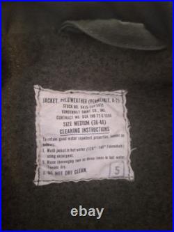 Vintage U. S. Army M-51 Field Jacket With Wool Pile Liner Korean War Era OG-107