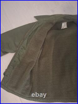 Vintage U. S. Army M-51 Field Jacket With Wool Pile Liner Korean War Era OG-107
