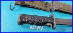 Vintage U. S. Army M5 Bayonet Knife Imperial & Scabbard M1 Garand Korean Era