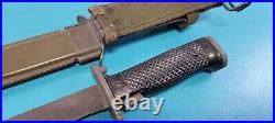 Vintage U. S. Army M5 Bayonet Knife Imperial & Scabbard M1 Garand Korean Era