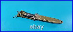 Vintage U. S. Army M5 Bayonet Knife Imperial & Scabbard M1 Garand Korean Era