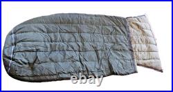 Vintage US Army Extreme Cold Down Casualty Evacuation Sleeping Bag Fur Hood