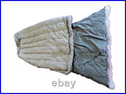 Vintage US Army Extreme Cold Down Casualty Evacuation Sleeping Bag Fur Hood