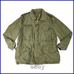 Vintage US Army Jacket Mens L Large 1950s Mil-J-11448A Field Shell Vietnam Korea