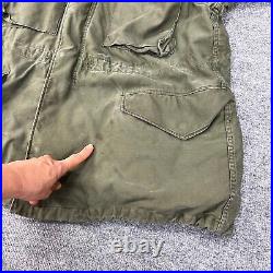 Vintage US Army Jacket Mens L Large 1950s Mil-J-11448A Field Shell Vietnam Korea