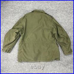 Vintage US Army Jacket Mens L Large 1950s Mil-J-11448A Field Shell Vietnam Korea