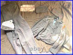 Vintage US Army Korea Era Dress IKE Jacket Set 38R Pants 29x31 Caps Collection