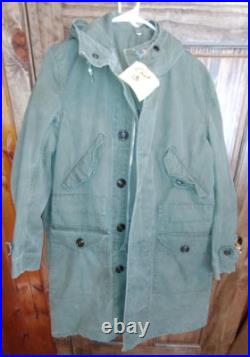 Vintage US Army M-1947 OD Green parka Size Small WithMedium Liner item #13