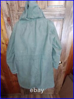 Vintage US Army M-1947 OD Green parka Size Small WithMedium Liner item #13