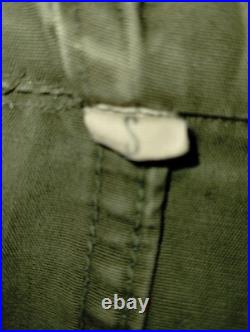 Vintage US Army M-1947 OD Green parka Size Small WithMedium Liner item #13