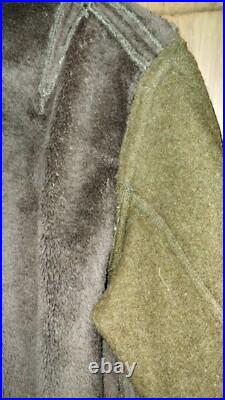 Vintage US Army M-1947 OD Green parka Size Small WithMedium Liner item #13