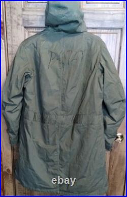 Vintage US Army M-1947 OD Green parka USMC Size Medium WithWool Liner item #11