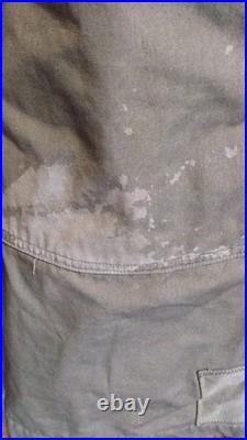 Vintage US Army M-1947 OD Green parka USMC Size Medium WithWool Liner item #11