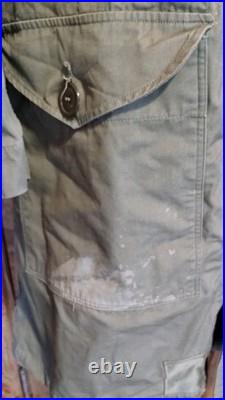 Vintage US Army M-1947 OD Green parka USMC Size Medium WithWool Liner item #11