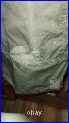 Vintage US Army M-1947 OD Green parka USMC Size Medium WithWool Liner item #11