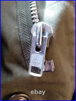 Vintage US Army M-1947 OD Green parka USMC Size Medium WithWool Liner item #11