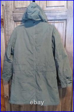 Vintage US Army M-1947 OD Green parka USMC Size Small WithAlpaca Liner item #10