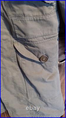 Vintage US Army M-1947 OD Green parka USMC Size Small WithAlpaca Liner item #10
