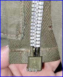 Vintage US Army M-1947 OD Green parka USMC Size Small WithAlpaca Liner item #10