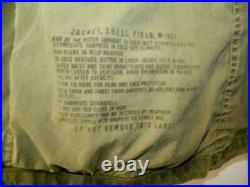 Vintage US Army M-1951 Field Jacket 1952 Korean War Period OG107 Small