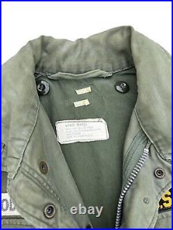 Vintage US Army M 1951 Field Jacket Size Long Small Korean War 1950s
