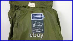 Vintage US Army M-1951 Fishtail Parka Shell Medium Green Military Size Med #385