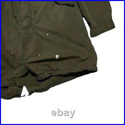 Vintage US Army M1951 Fishtail Parka Cotton Shell M51 With Liner Size M 27 x 30