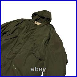 Vintage US Army M1951 Fishtail Parka Cotton Shell M51 With Liner Size M 27 x 30