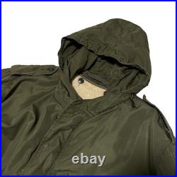 Vintage US Army M1951 Fishtail Parka Cotton Shell M51 With Liner Size M 27 x 30