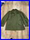 Vintage US Army M1951 Military Field Jacket Uniform Coat Size Large Added Collar