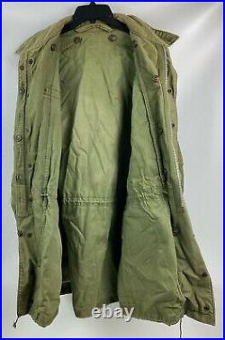 Vintage US Army Officer M1951 M51 Field Jacket OD Medium Regular Korean War