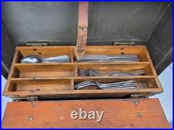 Vintage US Army Officers Mess Kit Korean War Era 1950s