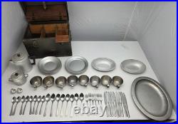 Vintage US Army Officers Mess Kit Korean War Era 1950s Vintage US Army Officers Mess Kit Korean War Era 1950s