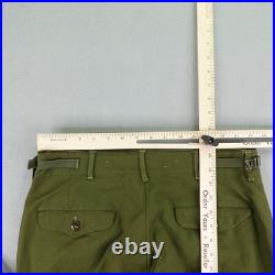 Vintage US Army Pants Small Green Trousers Field Wool M195 Post Korean War 50s