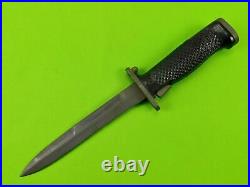 Vintage US Korean War Bayonet Fighting Knife with Scabbard