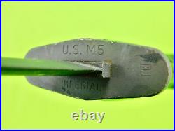 Vintage US Korean War Bayonet Fighting Knife with Scabbard