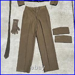 Vintage US Korean War Era 2nd Army Uniform E-0644 IKE Jacket WW2 WWII Lot
