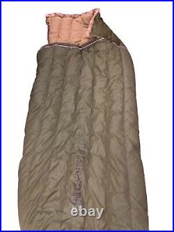 Vintage US Military Korean War Down Casualty Evacuation Sleeping Bag Fur Hood