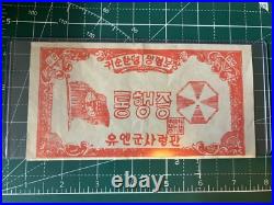 Vintage US Military Korean War Pocket Guide & Safe Conduct Passes