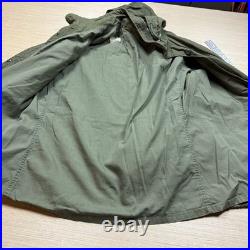 Vintage US Military OG-107 Sateen M51 Field Jacket Olive Green No Liner Large
