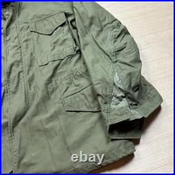 Vintage US Military OG-107 Sateen M51 Field Jacket Olive Green No Liner Large