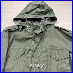 Vintage US Military OG-107 Sateen M51 Field Jacket Olive Green No Liner Large