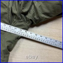 Vintage US Military OG-107 Sateen M51 Field Jacket Olive Green No Liner Large