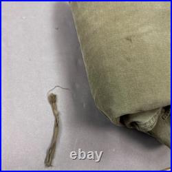 Vintage US Military Overcoat Parka Small Green Talon 1951 Korean War Air Force