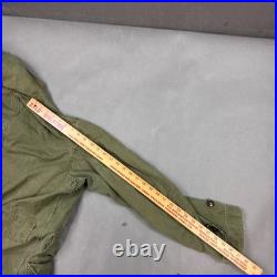 Vintage US Military Overcoat Parka Small Green Talon 1951 Korean War Air Force