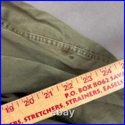 Vintage US Military Overcoat Parka Small Green Talon 1951 Korean War Air Force